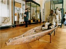 Лодка из экспозиции Российского этнографического музея Санкт-Петербург